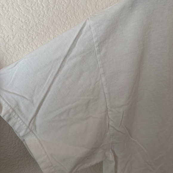 K-Swiss White Men's Vintage Logo Short Sleeve Tee Shirt Size XL - Picture 3 of 6